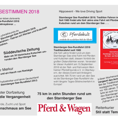 Starnberger-See-Rundfahrt - Zeitungsartikel